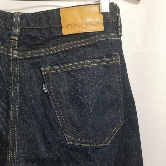 LEVI'S Made & Crafted Tack Slim Style: 05081-0104 dark wash 100% cotton - Picture 4 of 16